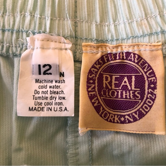 Saks Fifth Avenue pull-on corduroy pants. Size 12 - Picture 4 of 7